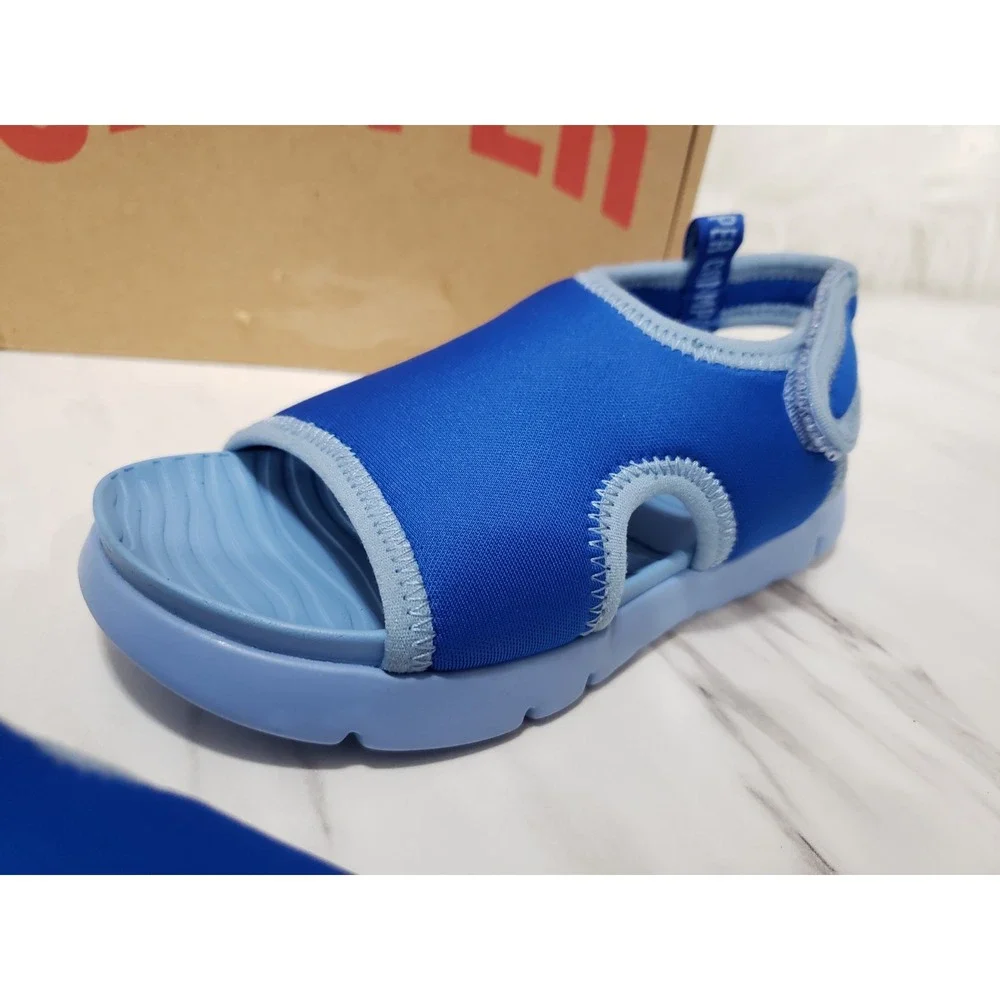 NEW 8.5 Camper Toddler Summer Shoes WATER OPEN TOE ANKLE STRAP WALKING